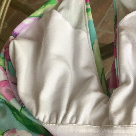 VENUS bikini tankini floral pastels size (4) put your own pads. Turquois… - Picture 12 of 12